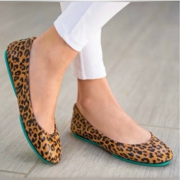 Tieks leopard ballet flats LEOPARD animal print leather women's size 7 EXCELLENT - Picture 16 of 16